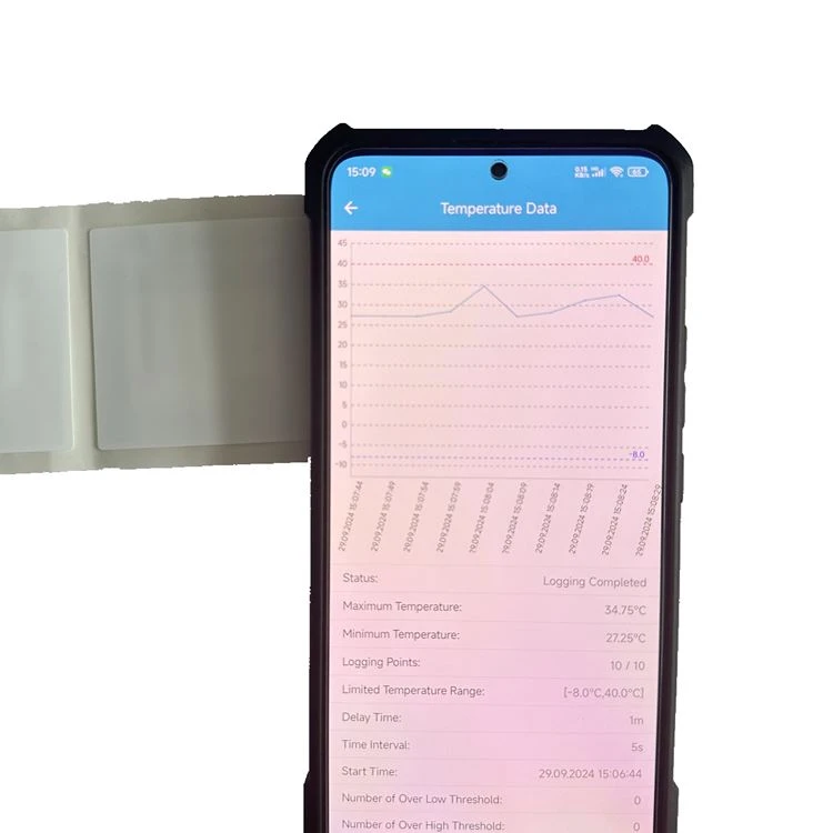 NFC Temperature Tag