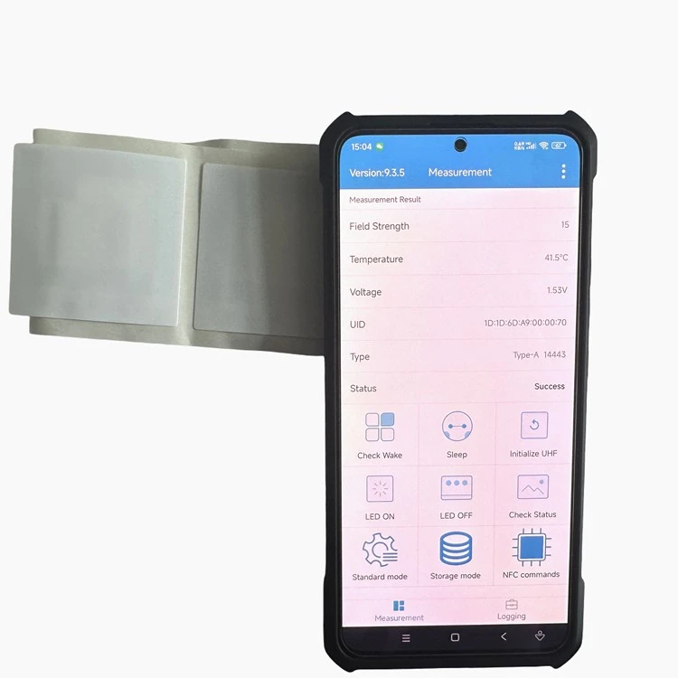علامة درجة الحرارة NFC